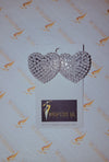 Pearly Heart Earrings