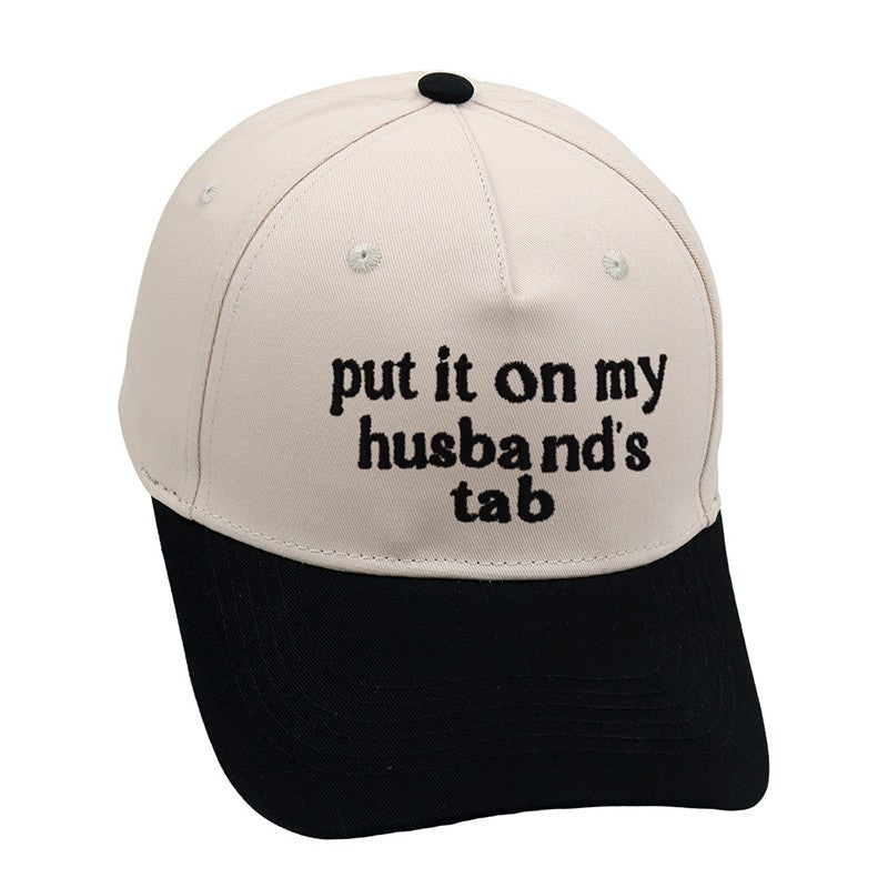 Put It On My Husband's Tap Baseball Cap