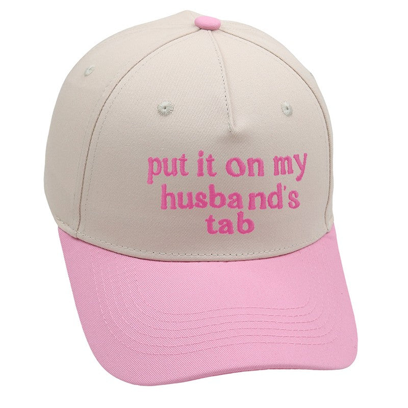 Put It On My Husband's Tap Baseball Cap
