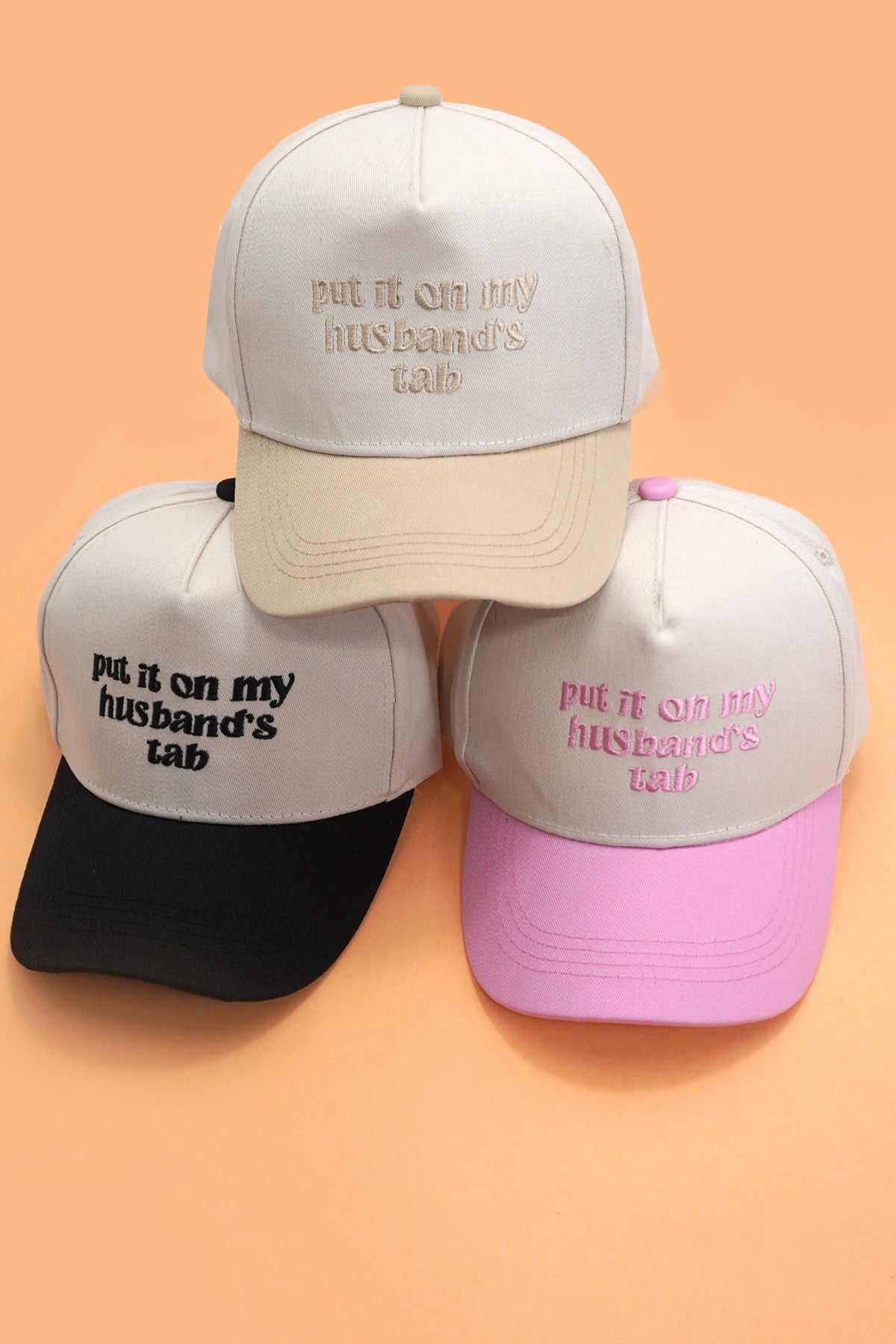 Put It On My Husband's Tap Baseball Cap