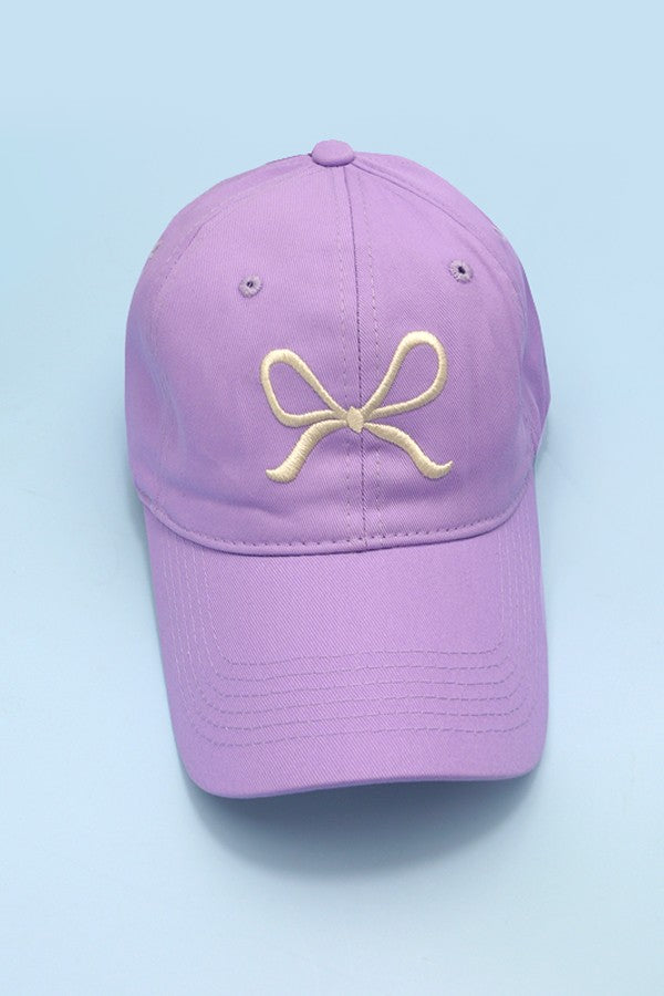Bow Ribbon Baseball Cap