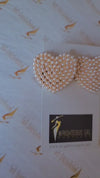 Pearly Heart Earrings