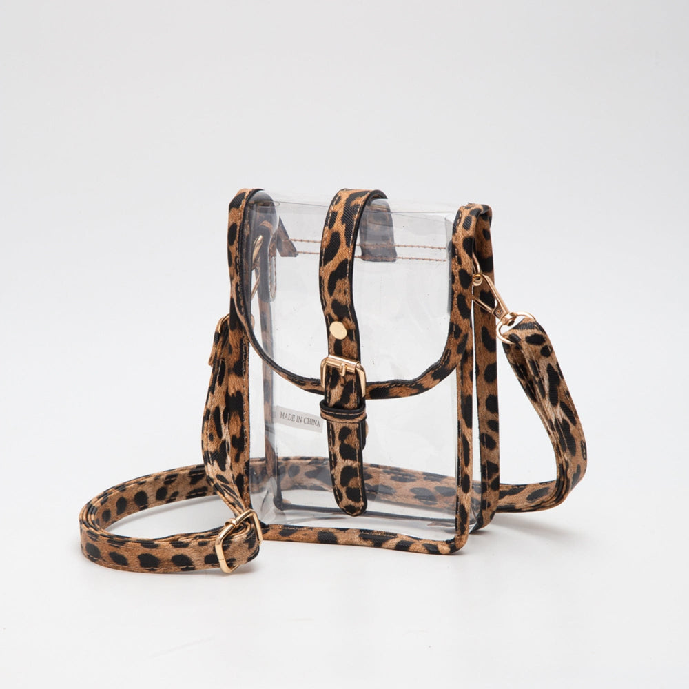 Clear Buckle Strap Crossbody