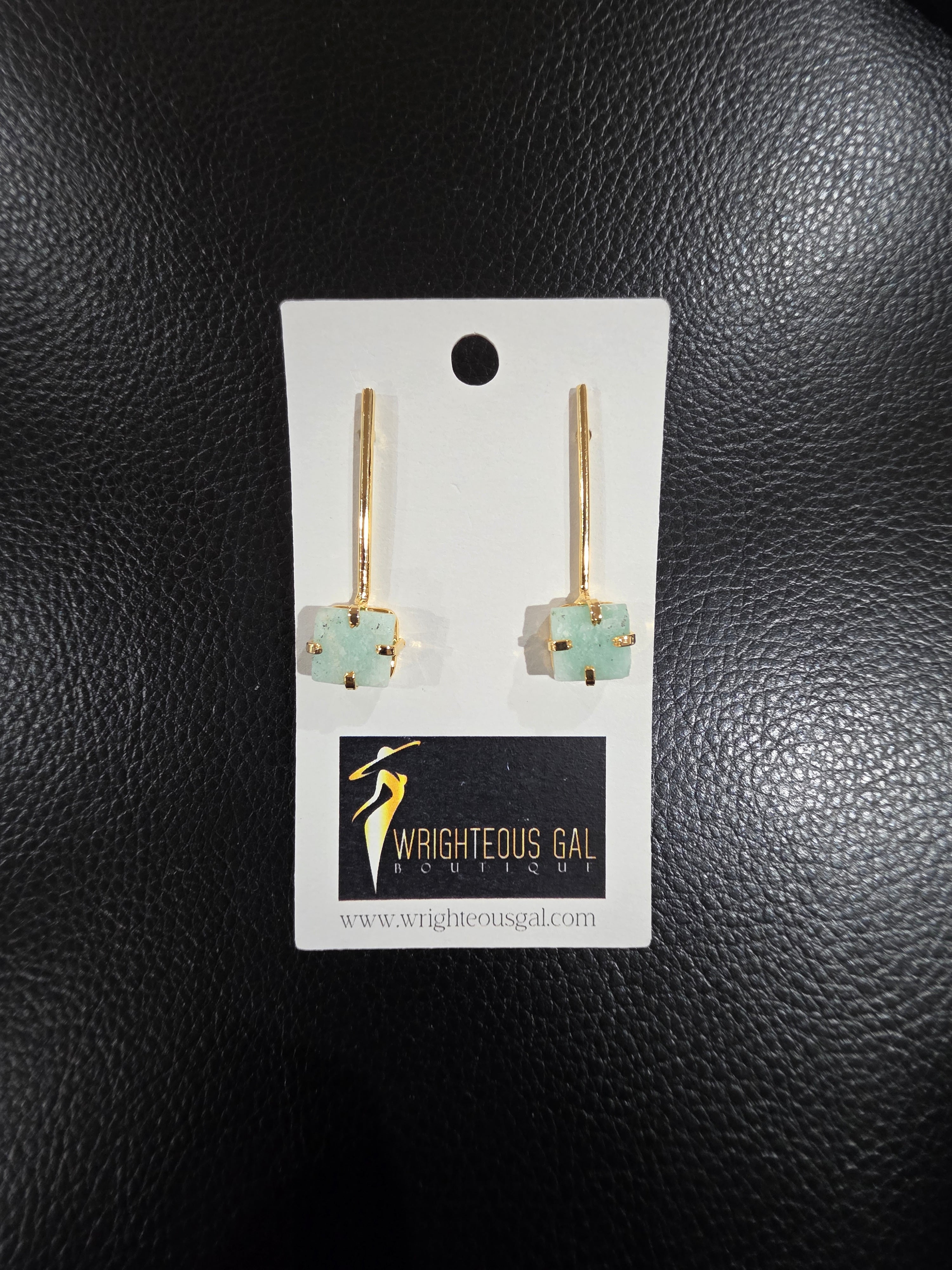 Aqua Drop Earrings