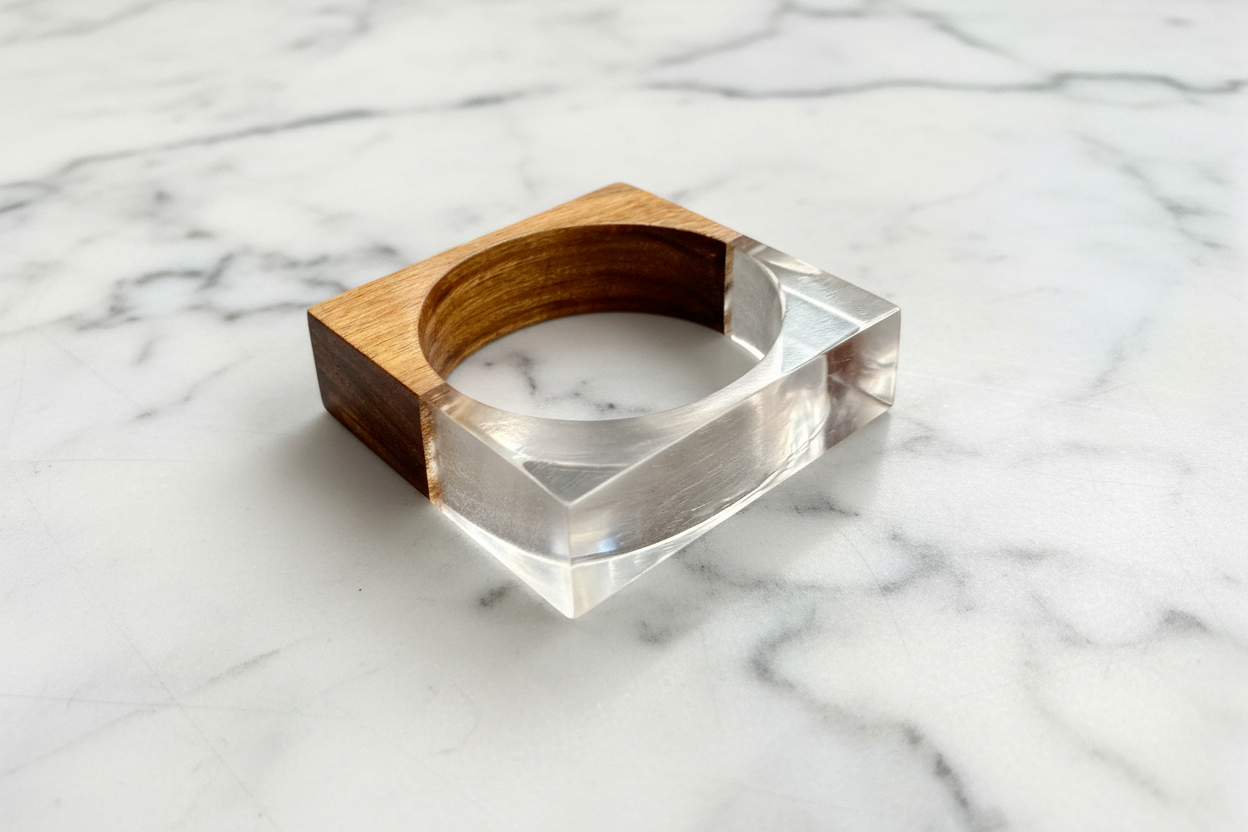 Wooden Square Bracelet