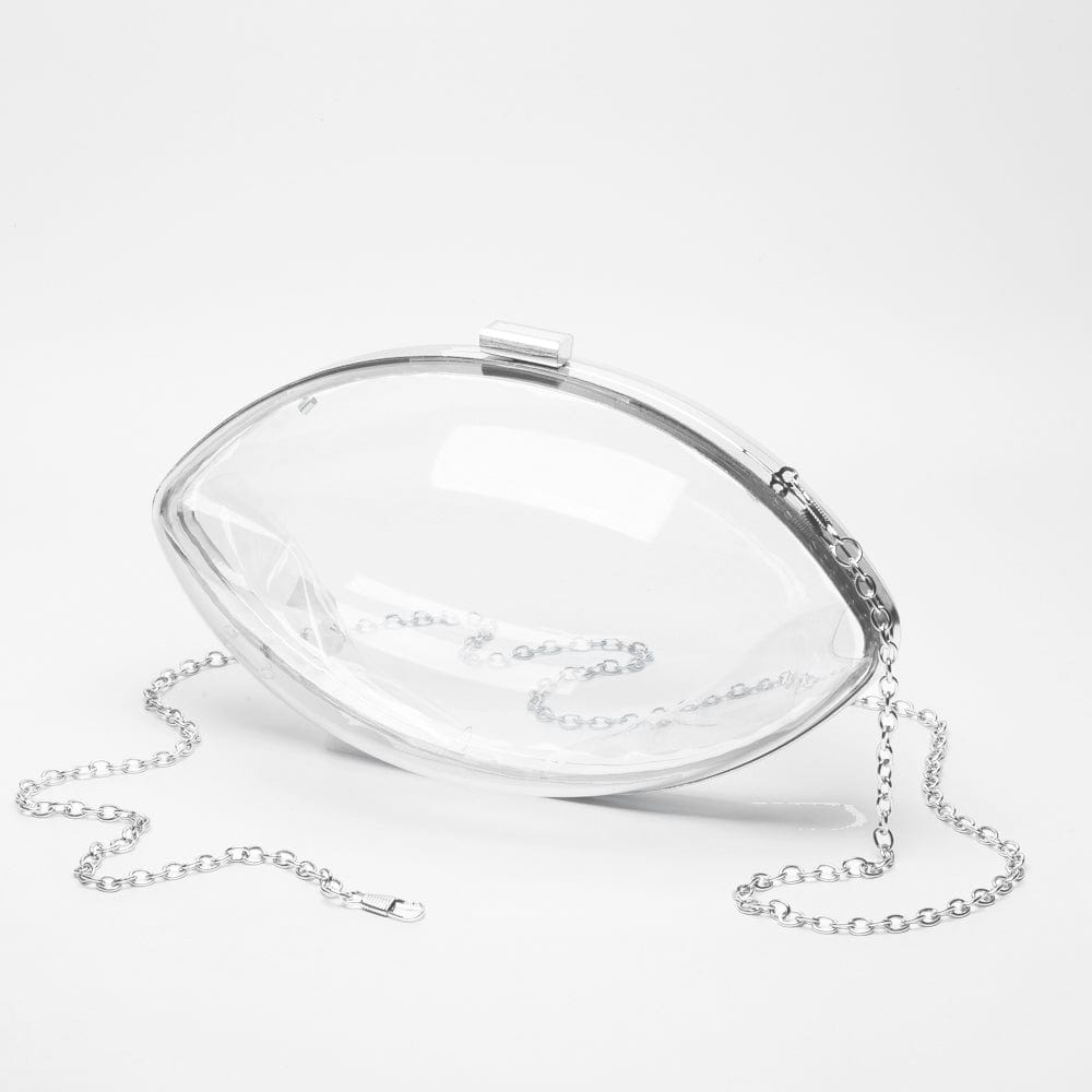 Football Clear Clutch Crossbody