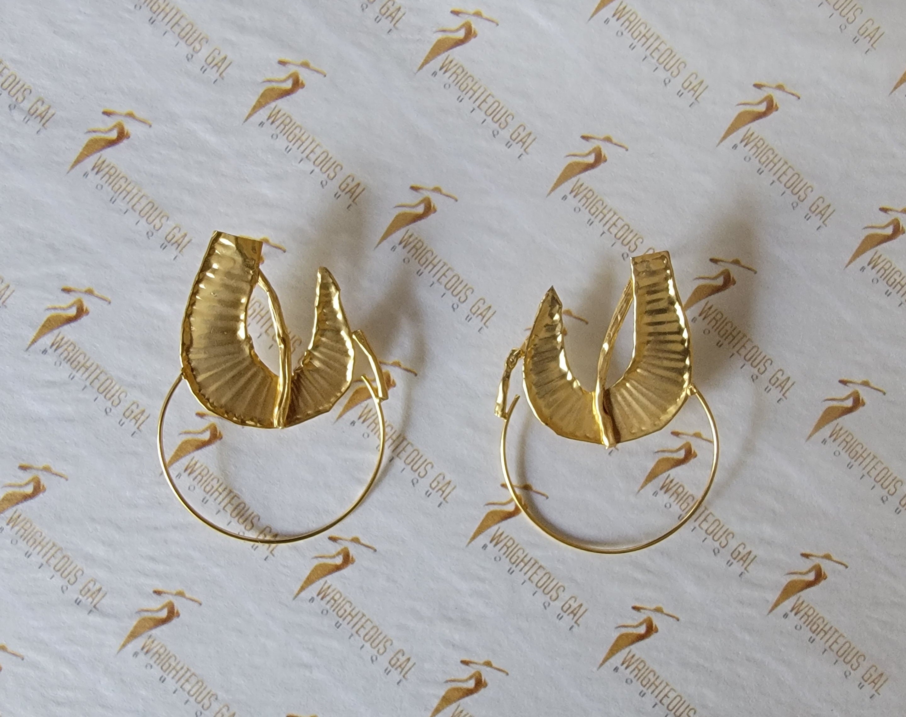 Layered in Gold Earrings