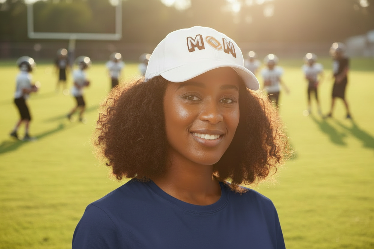 Football Mom Baseball Cap