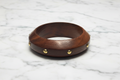 Studded Wooden Bracelet
